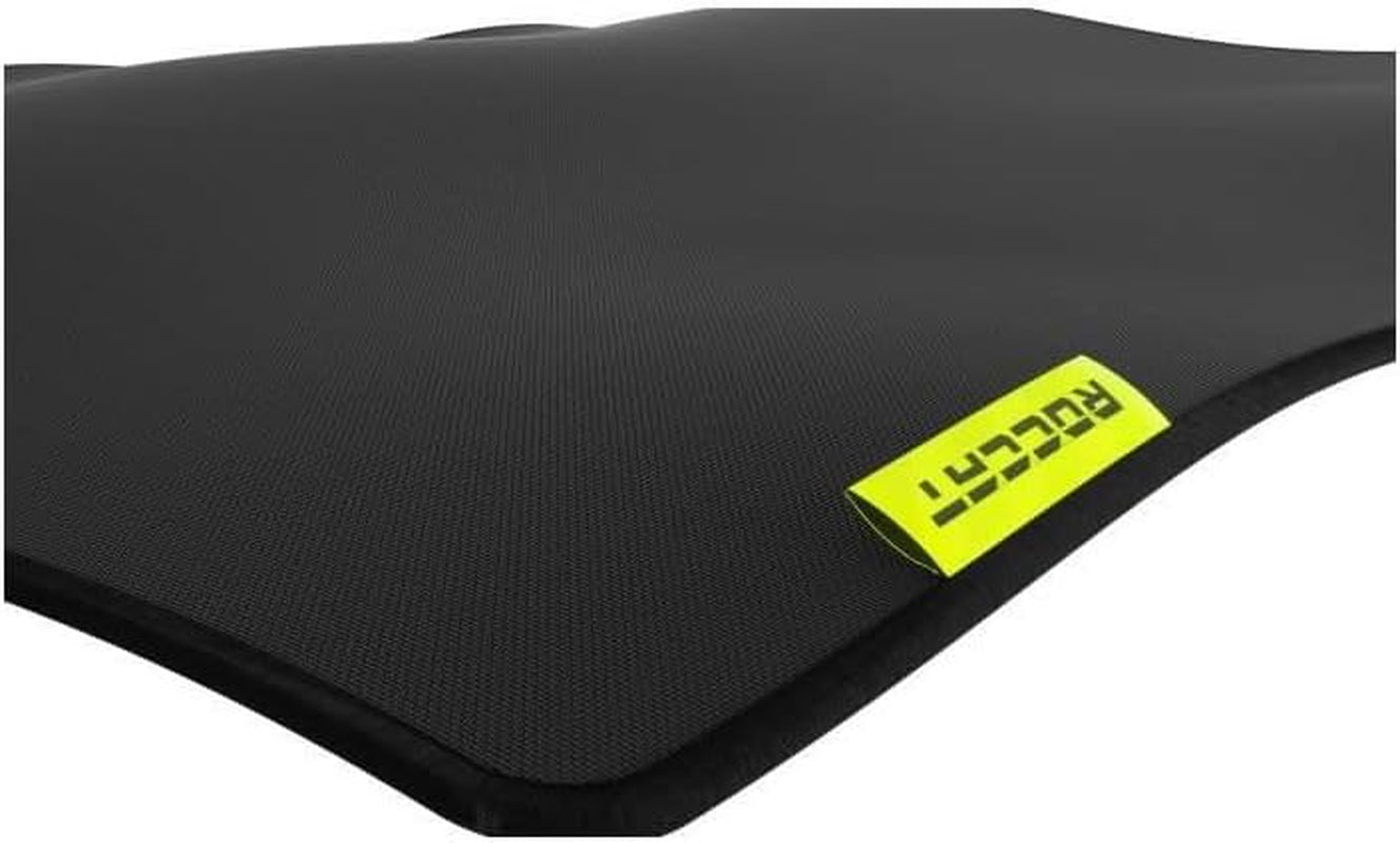 Sense Core Small PC Gaming Mousepad, Non-Slip Rubber Back, Balanced Micro-Weave Cloth Square Surface Mouse Pad, Durable Computer Desk Mat, Small, Black