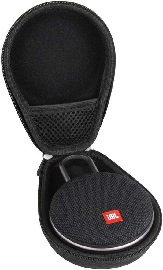 Travel Case Fits JBL Clip 3 Portable Waterproof Wireless Bluetooth Speaker (Black)