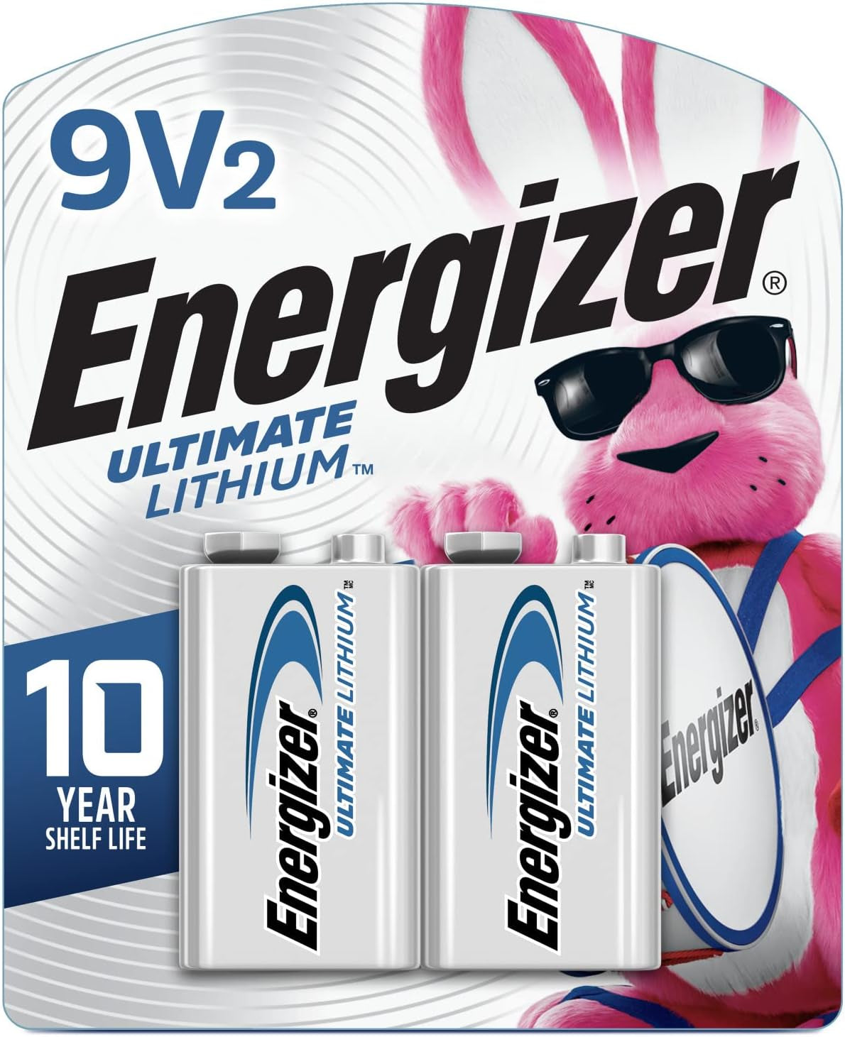 9V Batteries, Ultimate Lithium, Original Version, 2 Count