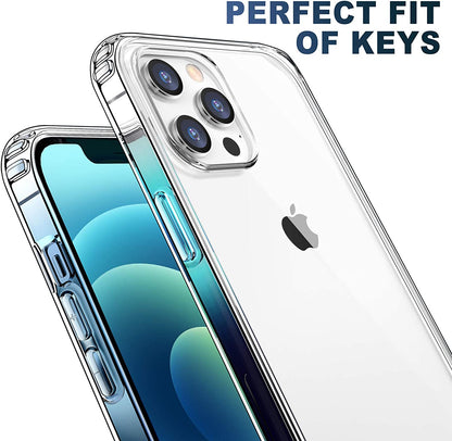 Compatible with Iphone 12 Case, Designed for Iphone 12 Pro Case Clear Shockproof Protective Phone Cases Released in 2020