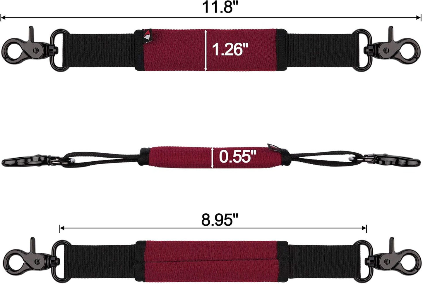 Removable Speaker Handle Strap for JBL Xtreme/Xtreme 2/ Xtreme 3 Portable Bluetooth Speaker(Red)