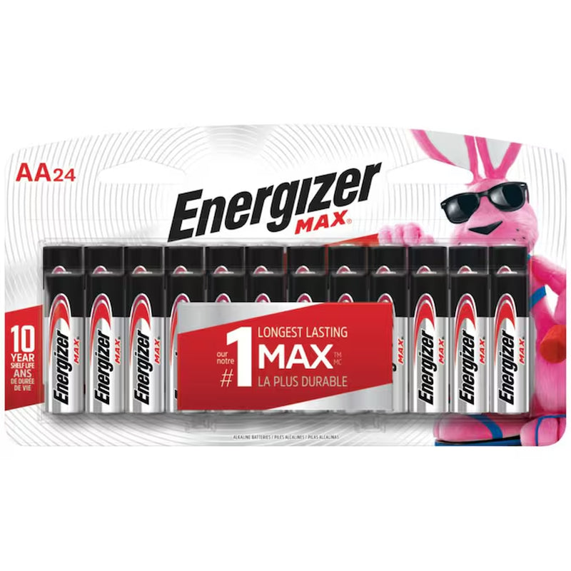 Max Alkaline AA Batteries, Double a Batteries (16-Pack)