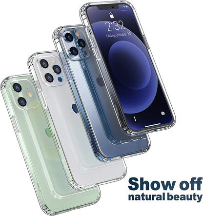 Compatible with Iphone 12 Case, Designed for Iphone 12 Pro Case Clear Shockproof Protective Phone Cases Released in 2020